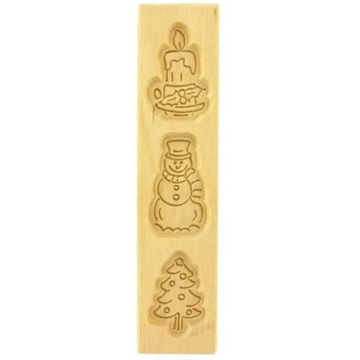 Cerf Dellier Moule à spéculoos en bois Christmas Outlet