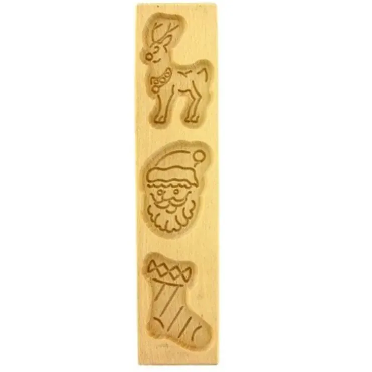 Cerf Dellier Moule à spéculoos en bois Noël Online
