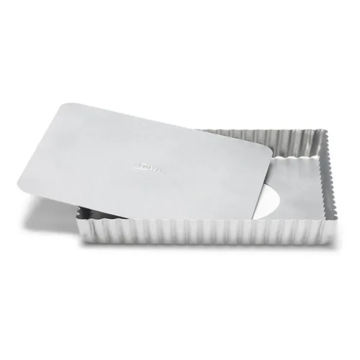 Cerf Dellier Moule à tarte carré antiadhésif avec fond amovible Hot