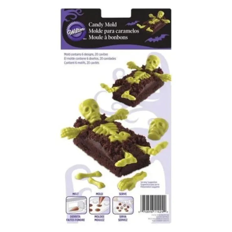 Cerf Dellier Moule bonbon Squelettes Wilton Online