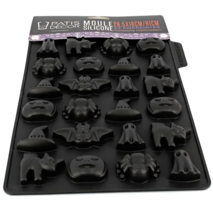 Cerf Dellier Moule bonbons Halloween en silicone New