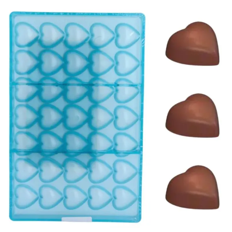 Cerf Dellier Moule chocolat 35 cœurs Best