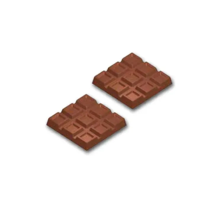 Cerf Dellier Moule chocolat 3 tablettes carrés Discount