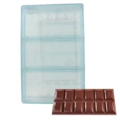 Cerf Dellier Moule chocolat 3 Tablettes rectangulaire Clearance