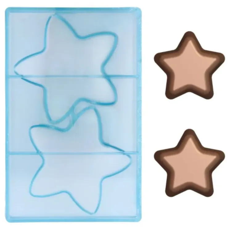 Cerf Dellier Moule chocolat 2 étoiles Discount