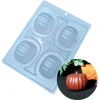 Cerf Dellier Moule chocolat en 3 parties petites citrouilles