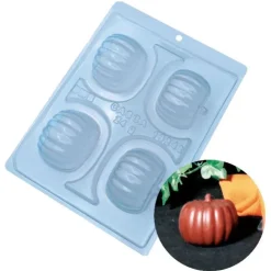 Cerf Dellier Moule chocolat en 3 parties petites citrouilles