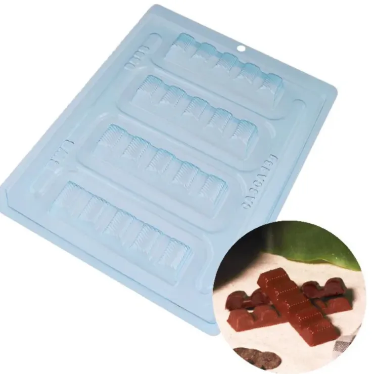 Cerf Dellier Moule chocolat en 3 parties petites barres Online