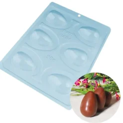 Cerf Dellier Moule chocolat en 3 parties Œufs lisses Best