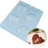 Cerf Dellier Moule chocolat en 3 parties coeurs origami Sale