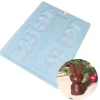 Cerf Dellier Moule chocolat en 3 parties Petits lapins