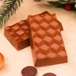 Cerf Dellier Moule chocolat en 3 parties 4 mini tablettes 3D Discount