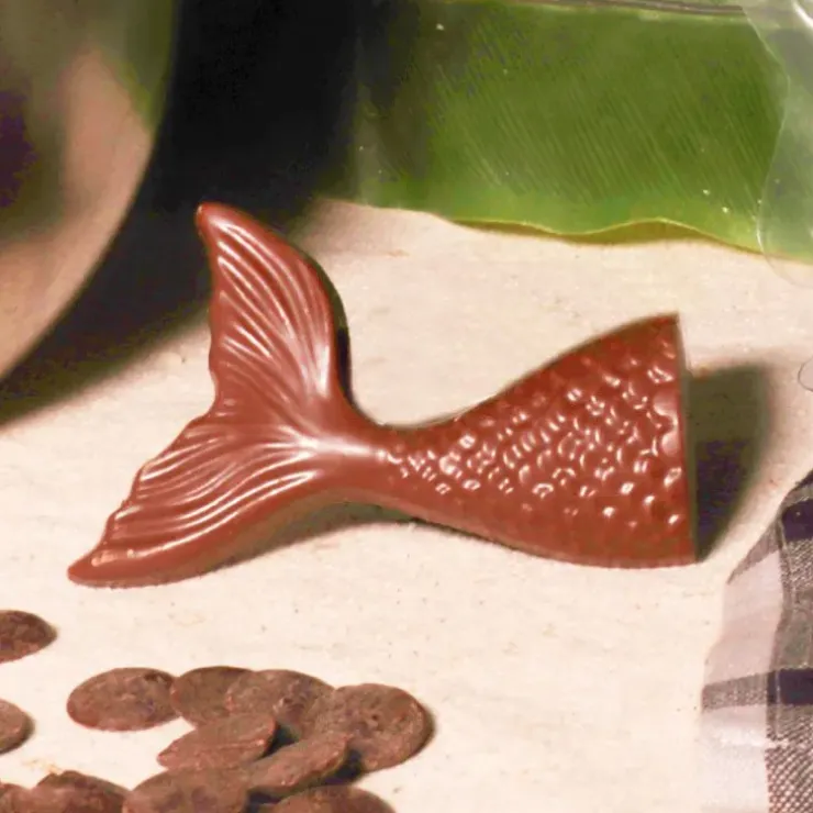 Cerf Dellier Moule chocolat en 3 parties queue de sirène Best