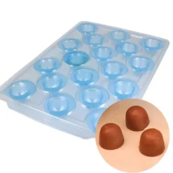 Cerf Dellier Moule chocolat en 3 parties 18 mini truffes Best