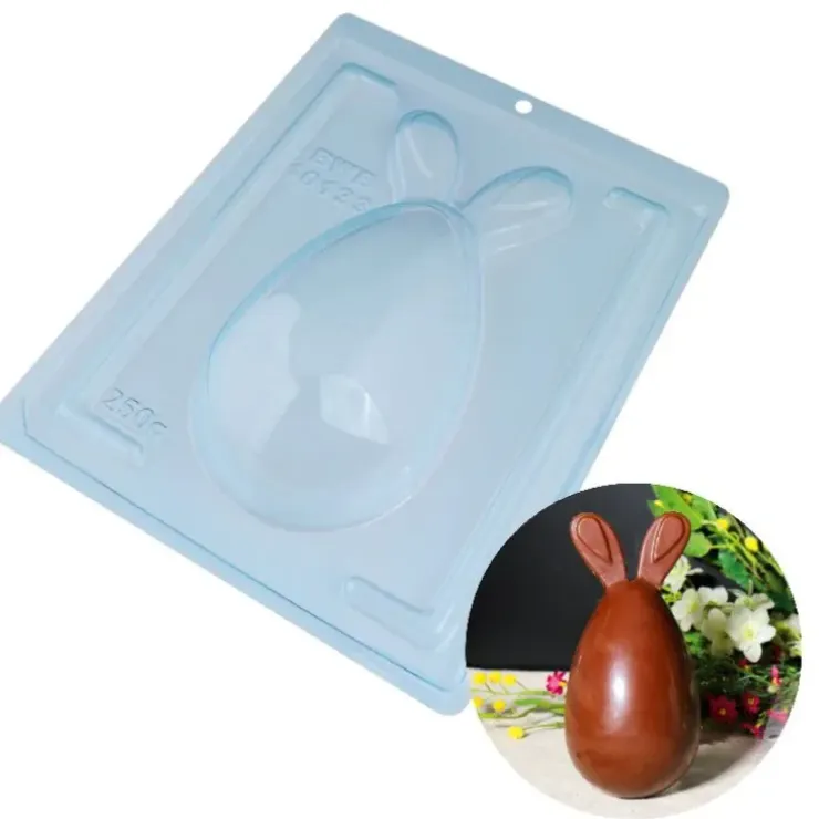 Cerf Dellier Moule chocolat en 3 parties Oeuf lapin Best