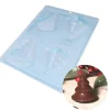 Cerf Dellier Moule chocolat en 3 parties Sapin de Noël Patisdécor Hot