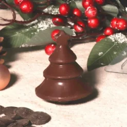 Cerf Dellier Moule chocolat en 3 parties Sapin de Noël Patisdécor Hot