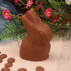 Cerf Dellier Moule chocolat en 3 parties petit lapin 3D