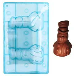 Cerf Dellier Moule chocolat grand bonhomme de neige