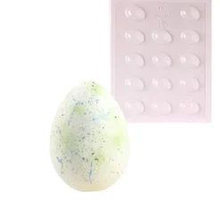 Cerf Dellier Moule chocolat oeuf lisse 4 cm Discount