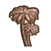 Cerf Dellier Moule chocolat palmiers New