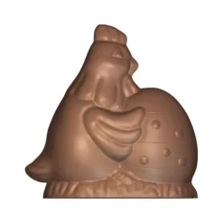 Cerf Dellier Moule chocolat Poule et son oeuf à pois Patisdécor Hot