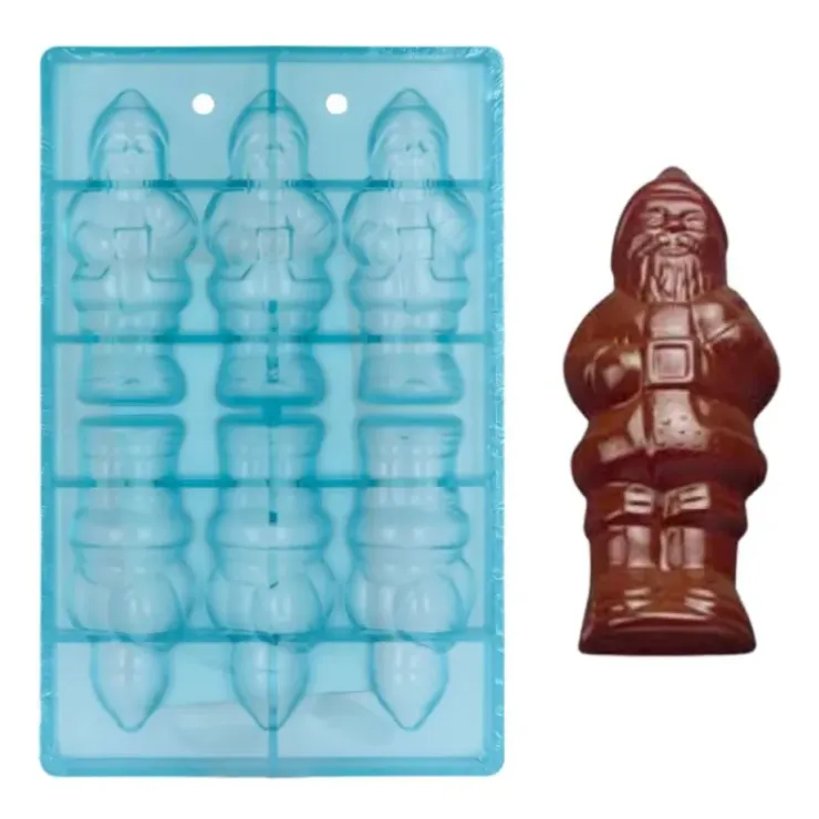 Cerf Dellier Moule chocolat Père Noël Discount