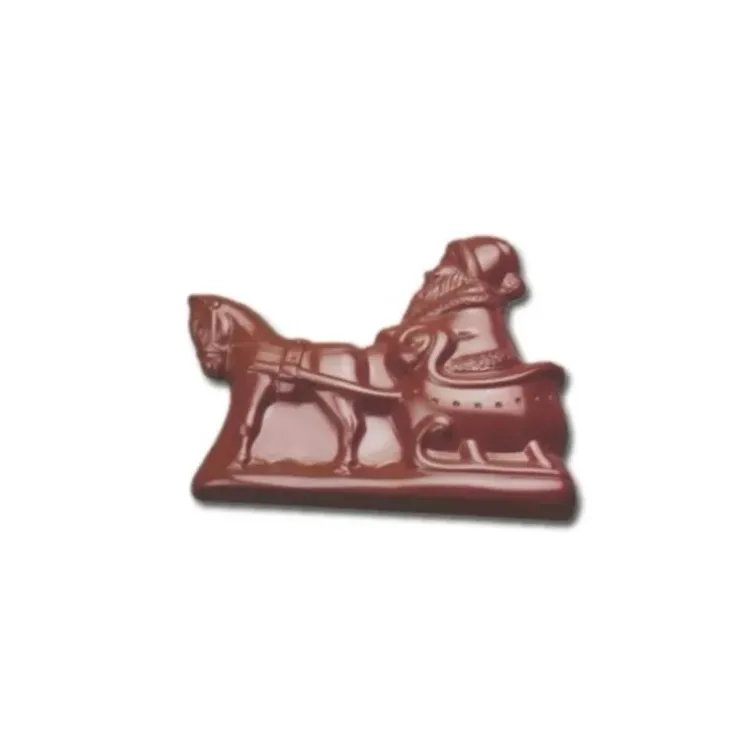 Cerf Dellier Moule chocolat Père Noël traineau Discount