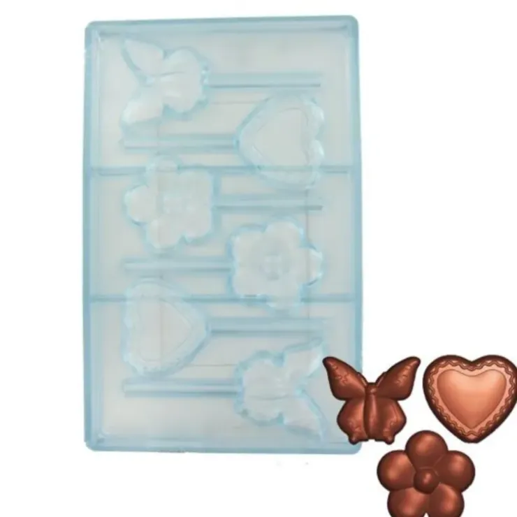 Cerf Dellier Moule Chocolat Sucettes Papillons Discount