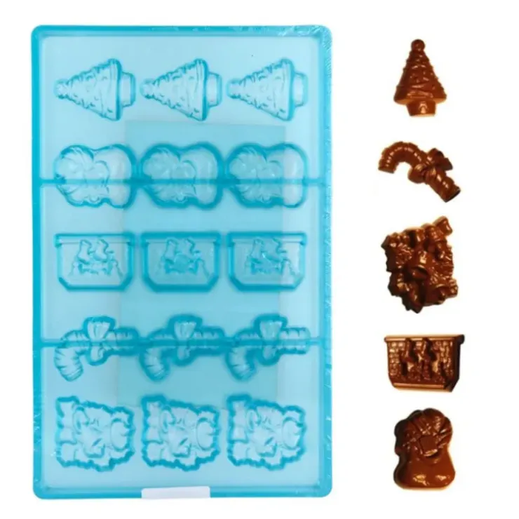 Cerf Dellier Moule chocolat Sujets de Noel assortis Outlet