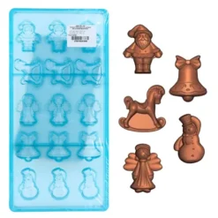 Cerf Dellier Moule chocolat sujets de Noël assortis Clearance