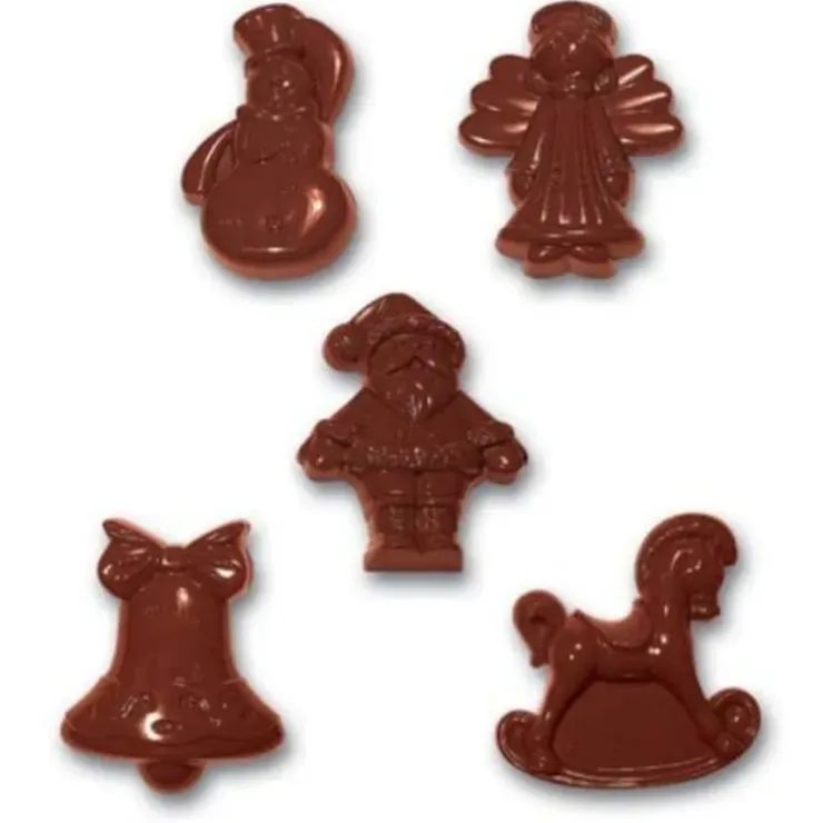 Cerf Dellier Moule chocolat sujets de Noël assortis Clearance