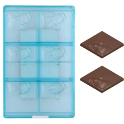Cerf Dellier Moule chocolat tablettes bonhomme de neige Best