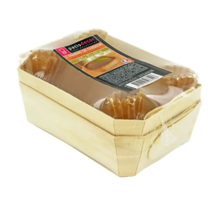 Cerf Dellier Moule de cuisson bois 14,5 cm (x2) Online