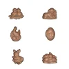 Cerf Dellier Moule friture en chocolat 6 sujets de Pâques Best