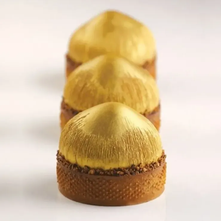 Cerf Dellier Moule mini tarte 3D Noisettes Pavoni Discount