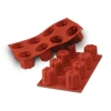 Cerf Dellier Moule silicone 8 bavarois 57x57 mm Best