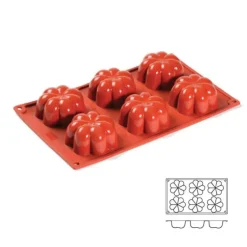 Cerf Dellier Moule silicone 6 charlottes Online