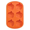 Cerf Dellier Moule silicone 6 citrouilles Halloween Wilton Best