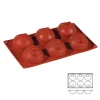 Cerf Dellier Moule silicone 6 demi-sphères Clearance