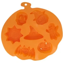 Cerf Dellier Moule Silicone 7 Empreintes Sujets d'Halloween - Ø 25,5 cm Discount