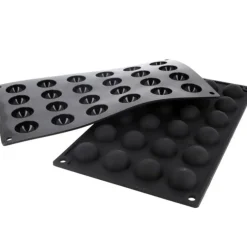 Cerf Dellier Moule silicone 24 mini demi-sphères Ø 3 cm Clearance