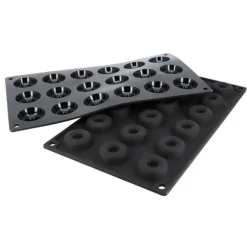 Cerf Dellier Moule silicone 18 mini-savarins Ø 4 cm Outlet