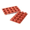 Cerf Dellier Moule silicone 15 rouleaux 4 cm