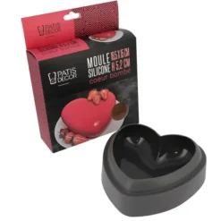 Cerf Dellier Moule Silicone Coeur Bombé Discount