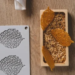 Cerf Dellier Moule silicone Feuilles Pavoni Hot
