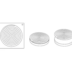 Cerf Dellier Moule silicone Ipnosi grand Pavoni Clearance