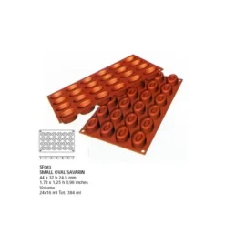 Cerf Dellier Moule silicone mini savarins ovales Online