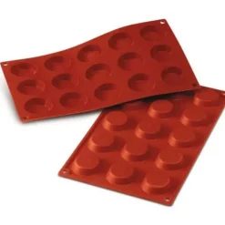 Cerf Dellier Moule silicone mini-tartelettes 15 x Ø 4,5 cm New