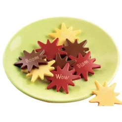 Cerf Dellier Moule silicone étoiles plates Flash